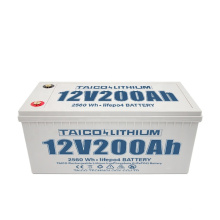 Deep Cycle 12.8V 200AH 100AH Lithium Ion LiFePO4 Rechargeable Forklift Lithium Batteries With BMS